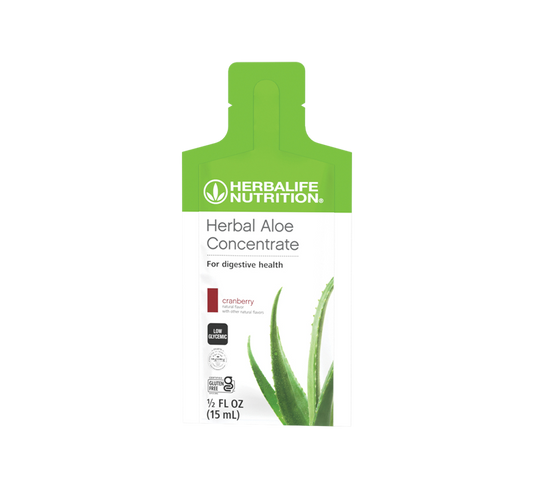 Herbal Aloe Concentrate Single-Serve Packets Cranberry 30 Packets Buy Original Herbalife Products USA