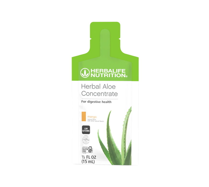 Herbalife Herbal Aloe Concentrate Single-Serve Packets: Mango 30 Packets Buy USA