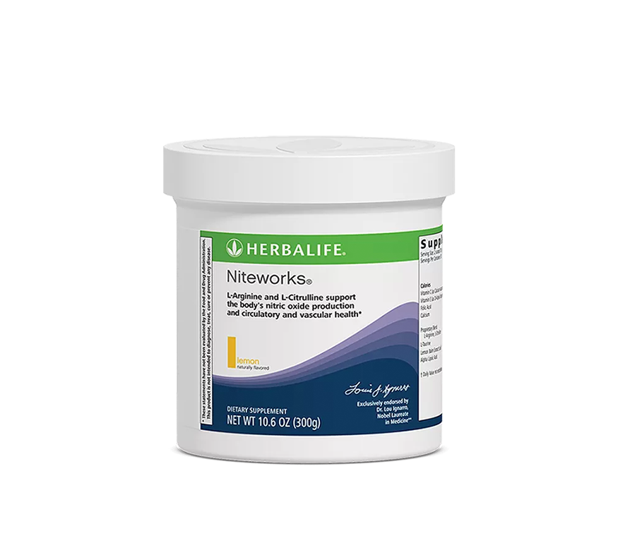 Herbalife Niteworks Lemon 30 Servings 10.6 Oz price and sale USA