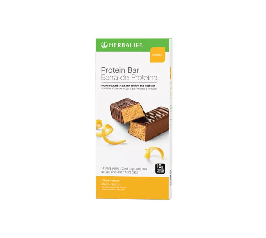 Herbalife Protein Bar Deluxe Citrus Lemon 14 Bars per Box