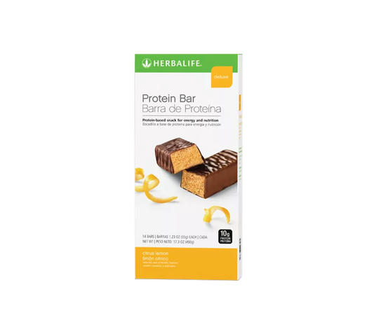 Herbalife Protein Bar Deluxe Citrus Lemon 14 Bars per Box