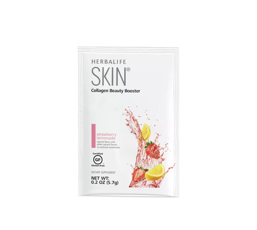 Herbalife SKIN Collagen Beauty Booster Strawberry Lemonade 30 Packets Buy USA